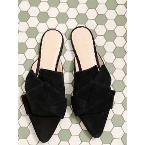 J. Crew velvet knitted mules